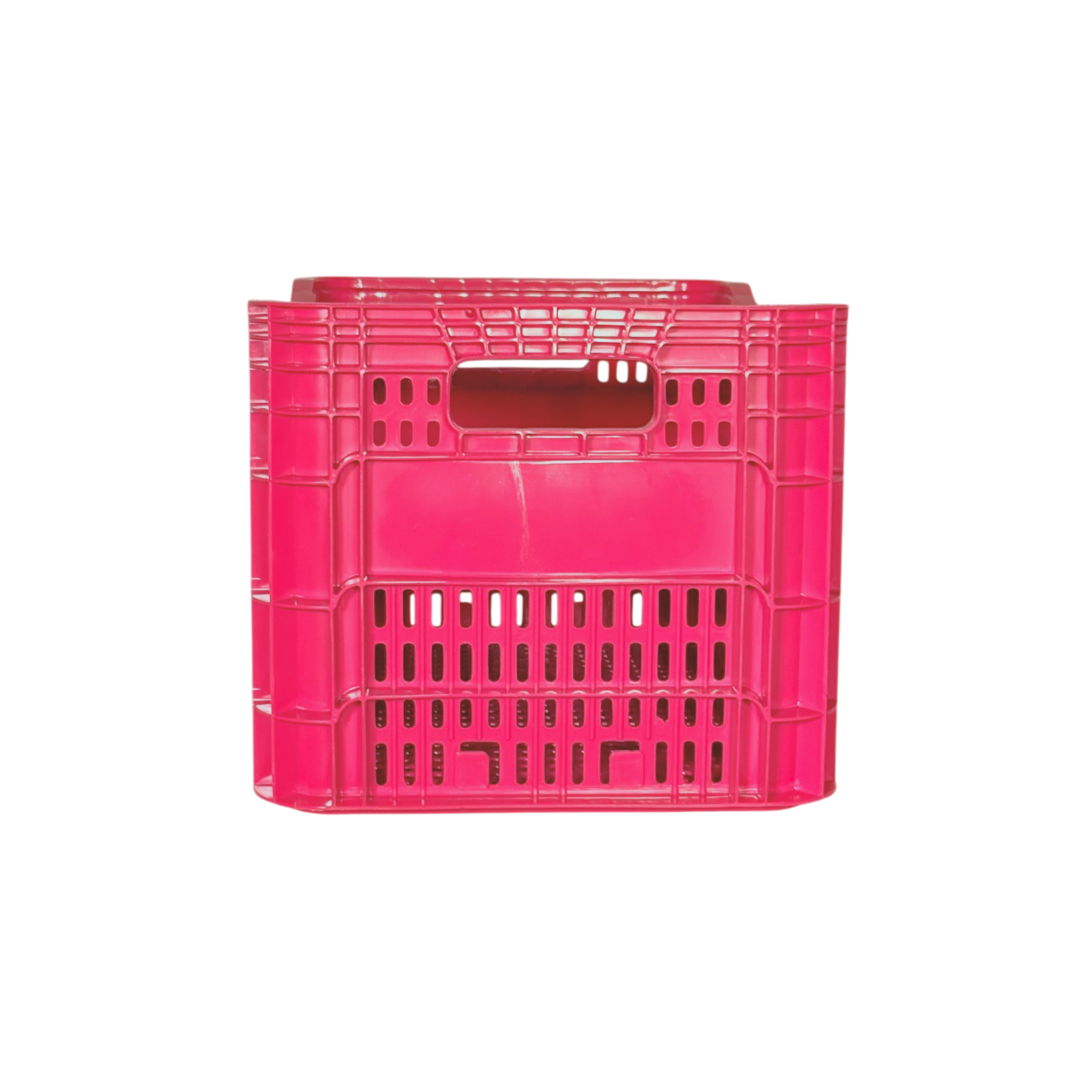 Caixa Plástica Empilhavel 60 Litros Hortifruti Organizadora - R701 ROSA