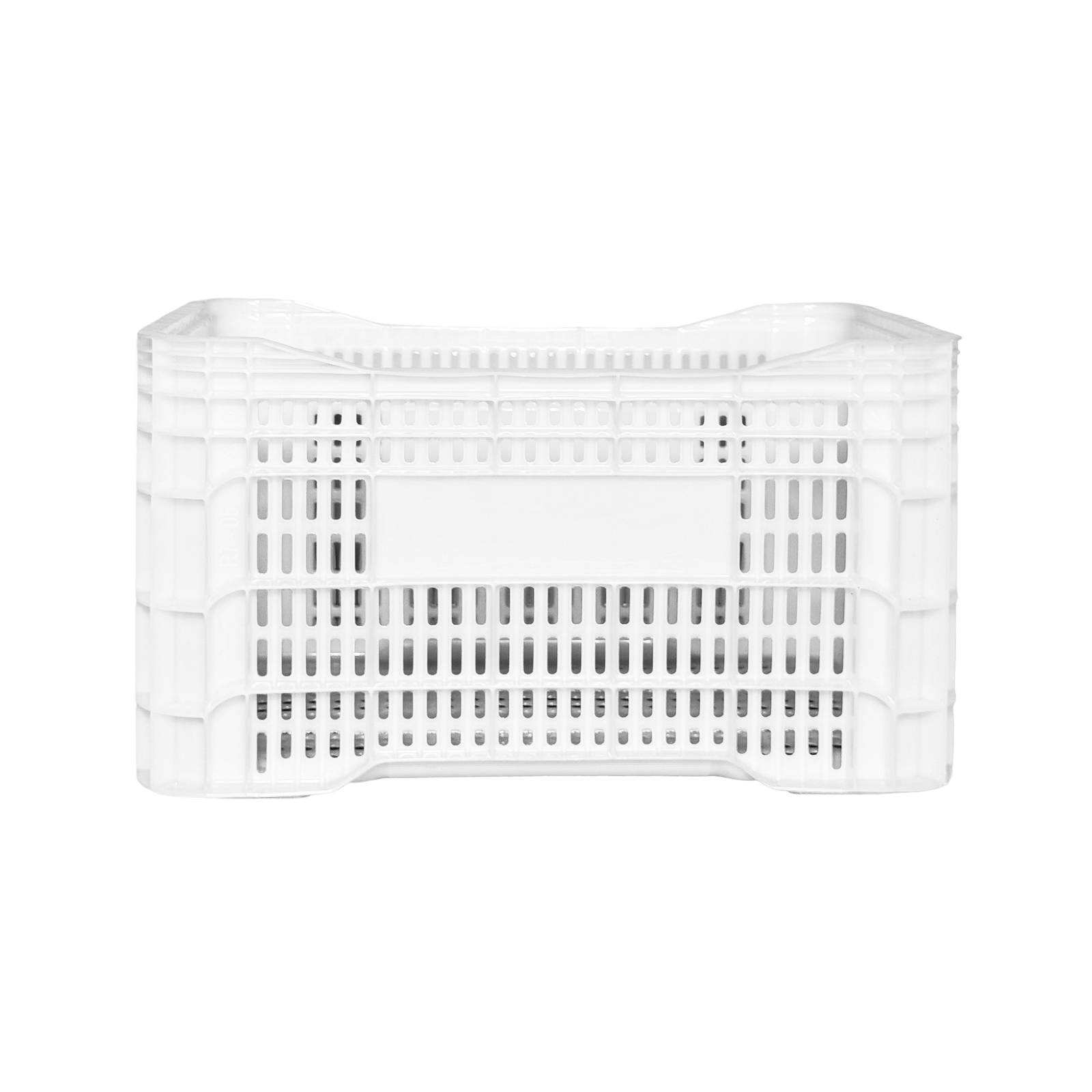 Caixa Plástica Empilhavel 60 Litros Hortifruti Organizadora - R701 BRANCA NATURAL - Imagem 2