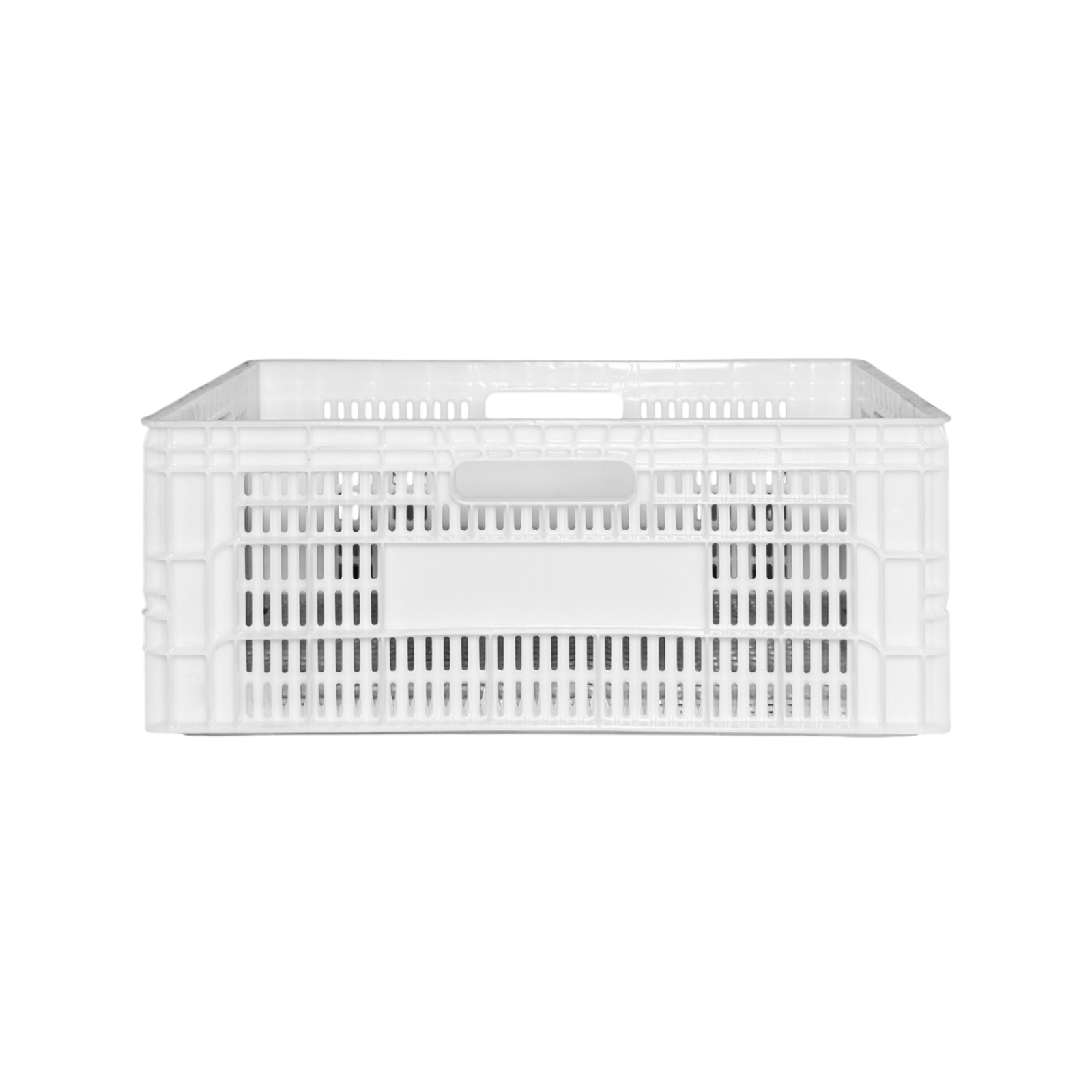 Caixa Plástica Empilhavel 55 Litros Hortifruti Organizadora - R704 BRANCA NATURAL - Imagem 2